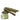 Pile of Bunny Bistro Herby Sticks, hay stick treats with real herbs for small pets. Side view.