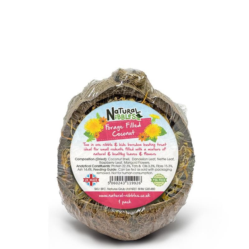 
                      
                        Bunny Bistro Forage Filled Coconut - Natural Nibbles
                      
                    
