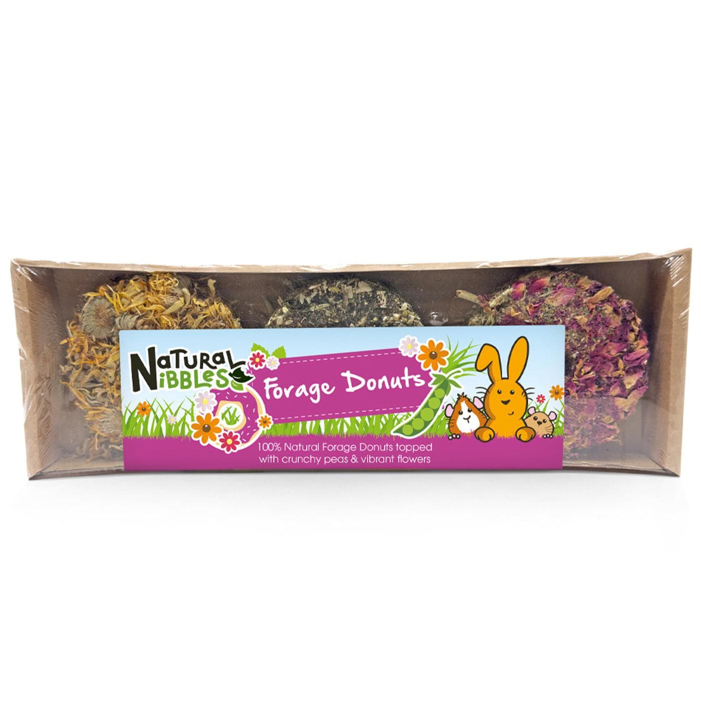 Blocks Rabbit Donut Mixed Forage Donuts 3 Pack | Natural Treat for Rabbits – Bunny Bistro
