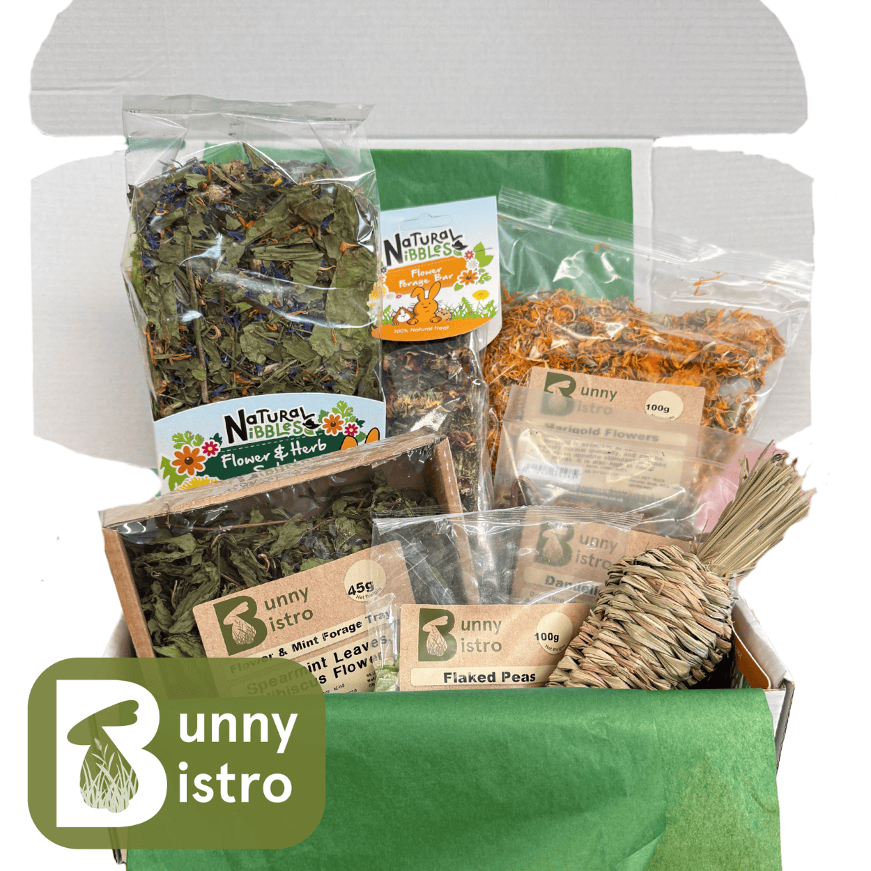Forage Subscription Box Monthly Forage Box | Natural Bunny Treat Bundle – Bunny Bistro