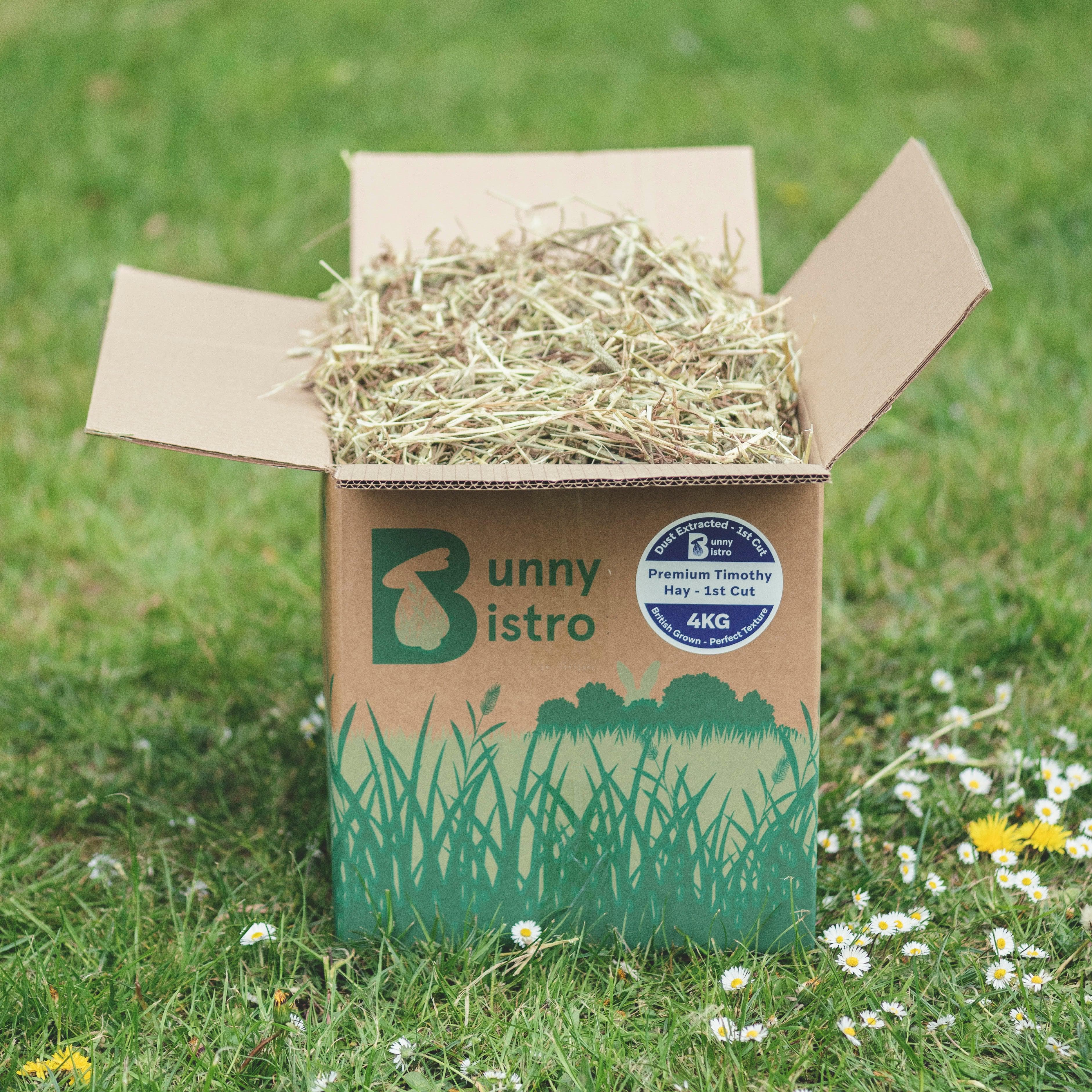 First Cut Timothy Hay – Premium 4kg UK-Grown Rabbit Forage – Bunny Bistro