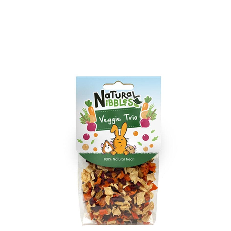 Nibbles Store Rabbit Veggie Trio 70g - Natural Nibbles | Forage for Rabbits – Bunny Bistro
