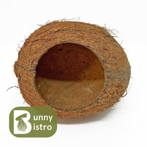 
                  
                    Load image into Gallery viewer, Bunny Bistro Coconut Hut for Small Animals
                  
                
